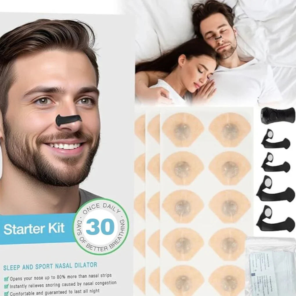 HydraClean™ - x30 Tiras Nasales Anti Ronquidos