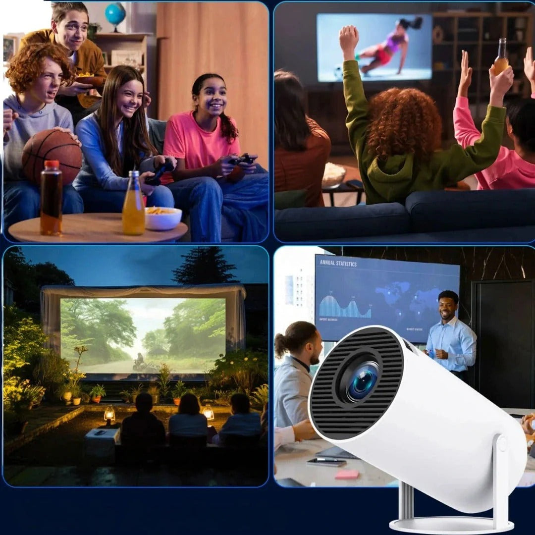 CineMax - Proyector Full HD +1 Año de Suscripción a Disney+ e Netflix Premium Gratis