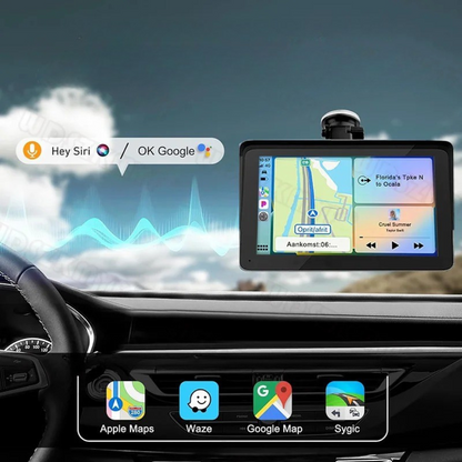 🥇 CarPro Max 7" Pantalla Universal con Carplay y Android auto