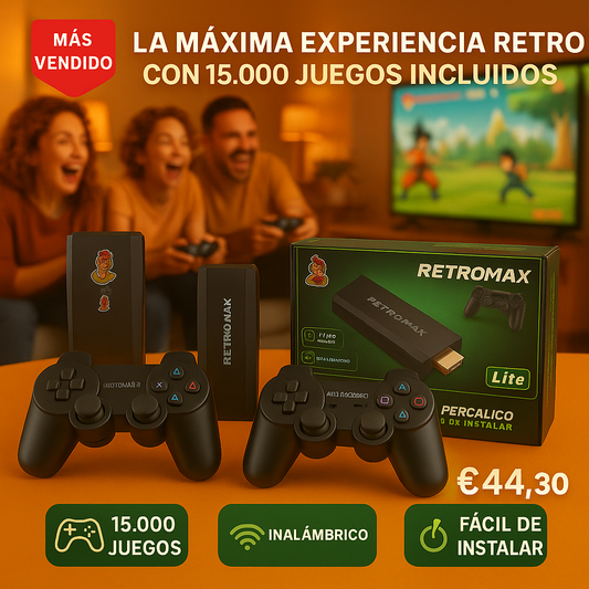 Consola Retro Max™ – con 15.000 Juegos Clásicos🎮🕹️