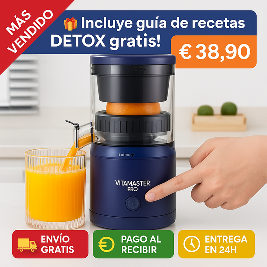 VITAMASTER PRO: ¡Exprimidor de frutas portátil!