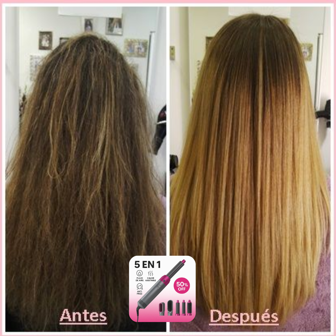 AirLiss™ 5 en 1 Cepillo Eléctrico Secador