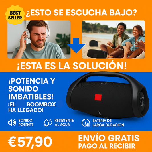 ¡POTENCIA Y SONIDO IMBATIBLES! ¡El BOOMBOX HA LLEGADO! 🔊🛒