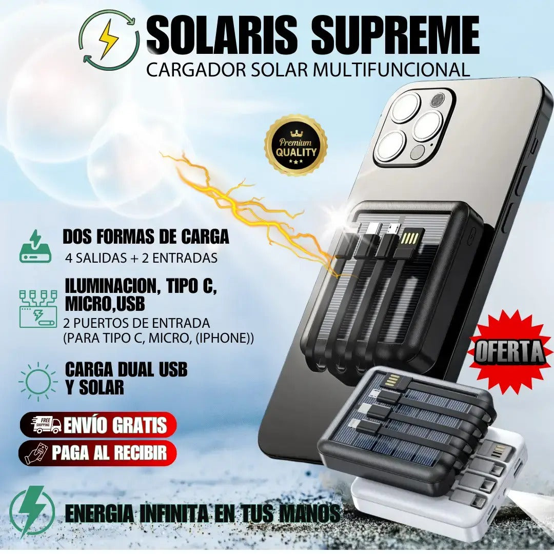 PowerSolar-Carga veloz, potencia duradera.
